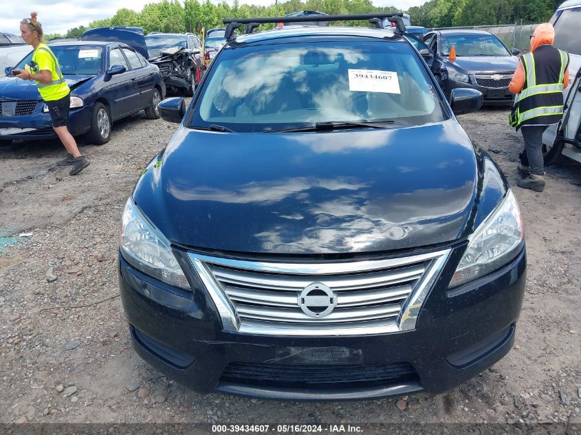 2013 Nissan Sentra Sv VIN: 3N1AB7AP9DL614317 Lot: 39434607