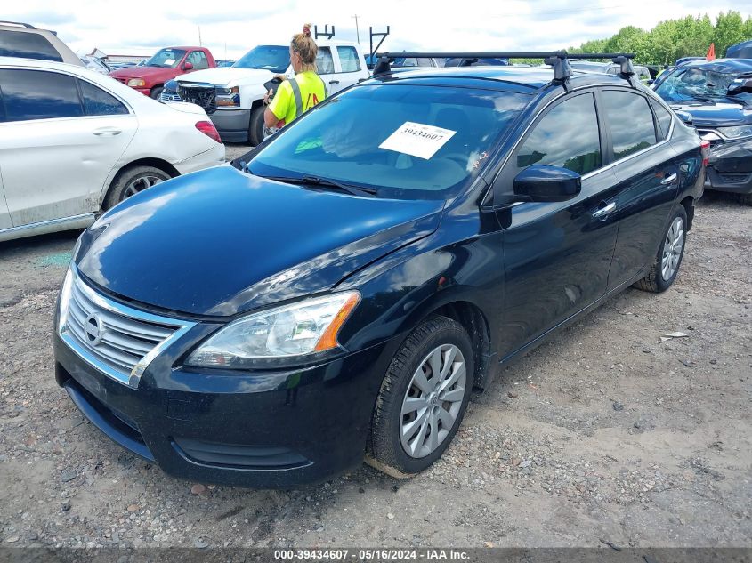 2013 Nissan Sentra Sv VIN: 3N1AB7AP9DL614317 Lot: 39434607