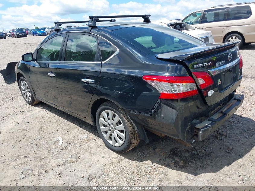 2013 Nissan Sentra Sv VIN: 3N1AB7AP9DL614317 Lot: 39434607