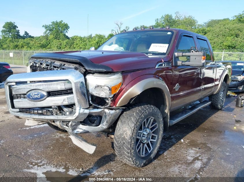 2011 Ford F-250 Lariat VIN: 1FT7W2BT5BEC28257 Lot: 39434614