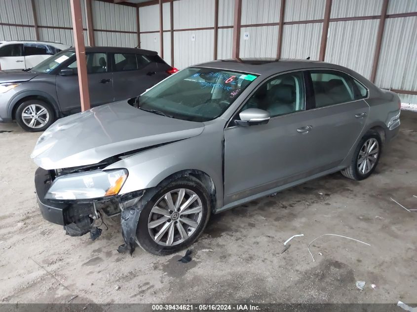 2013 Volkswagen Passat 2.5L Sel VIN: 1VWCP7A33DC036664 Lot: 39434621