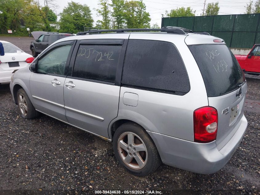 2003 Mazda Mpv Es/Lx/Lx-Sv VIN: JM3LW28J330359696 Lot: 39434638