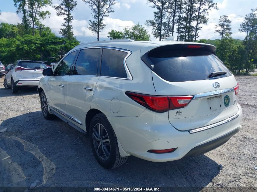 2017 Infiniti Qx60 VIN: 5N1DL0MN8HC510603 Lot: 39434671