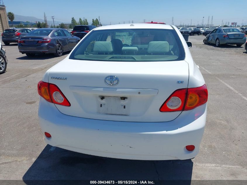 2009 Toyota Corolla Le VIN: JTDBL40E199029308 Lot: 39434673