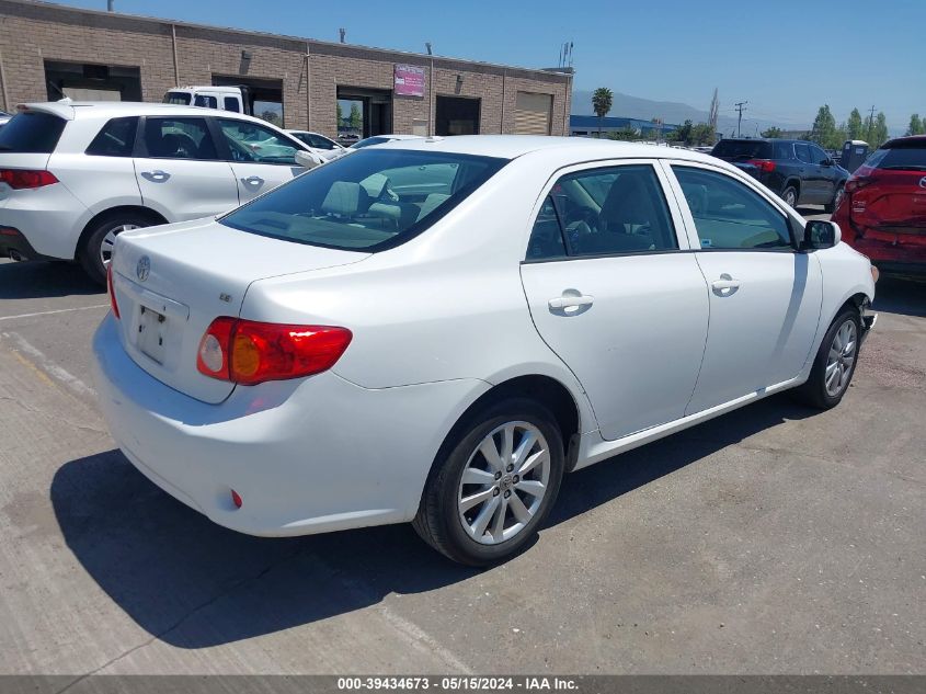 2009 Toyota Corolla Le VIN: JTDBL40E199029308 Lot: 39434673