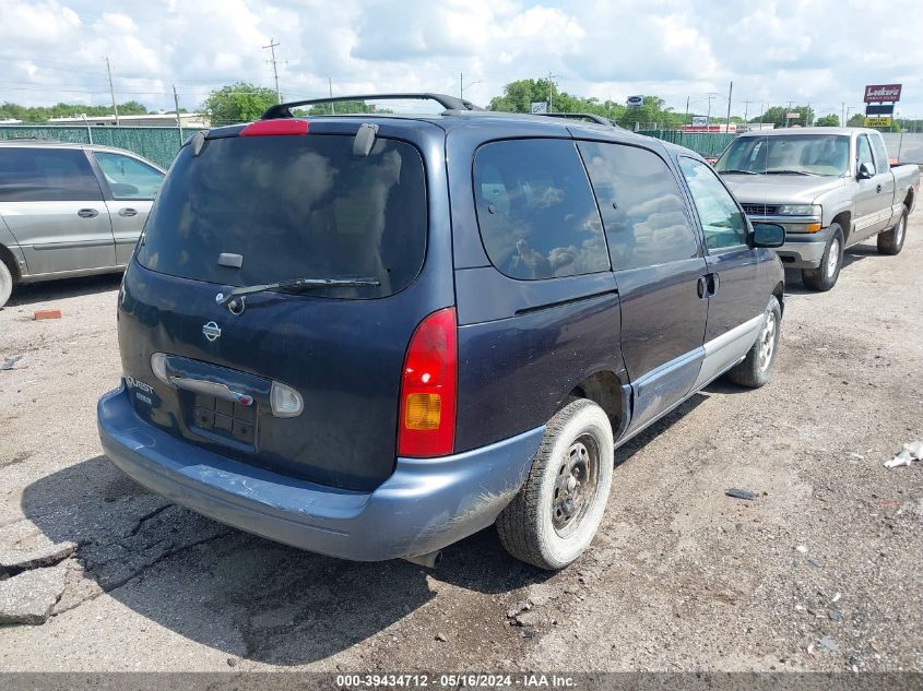 1999 Nissan Quest Gle/Gxe/Se VIN: 4N2XN11T3XD823049 Lot: 39434712