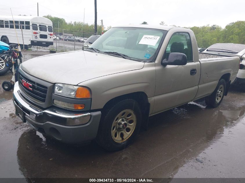 2007 GMC Sierra 1500 Classic Work Truck VIN: 3GTEC14X07G158855 Lot: 39434733