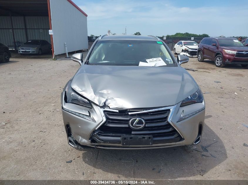 2017 Lexus Nx 200T VIN: JTJYARBZ6H2070826 Lot: 39434736