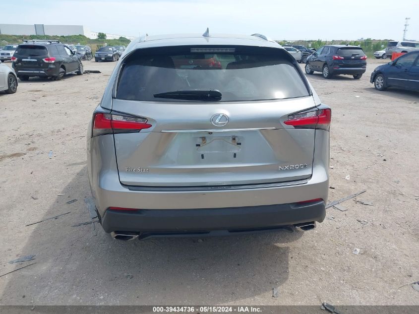 2017 Lexus Nx 200T VIN: JTJYARBZ6H2070826 Lot: 39434736