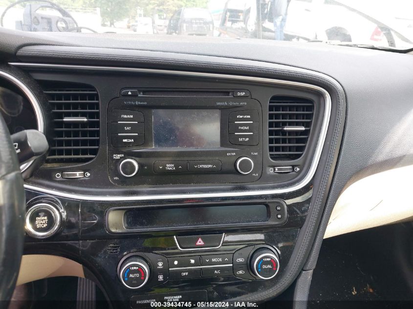 2015 Kia Optima Ex VIN: 5XXGN4A75FG482412 Lot: 39434745