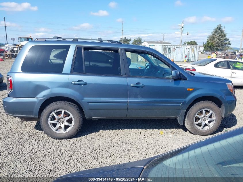 2007 Honda Pilot Ex-L VIN: 2HKYF18517H516629 Lot: 39434749