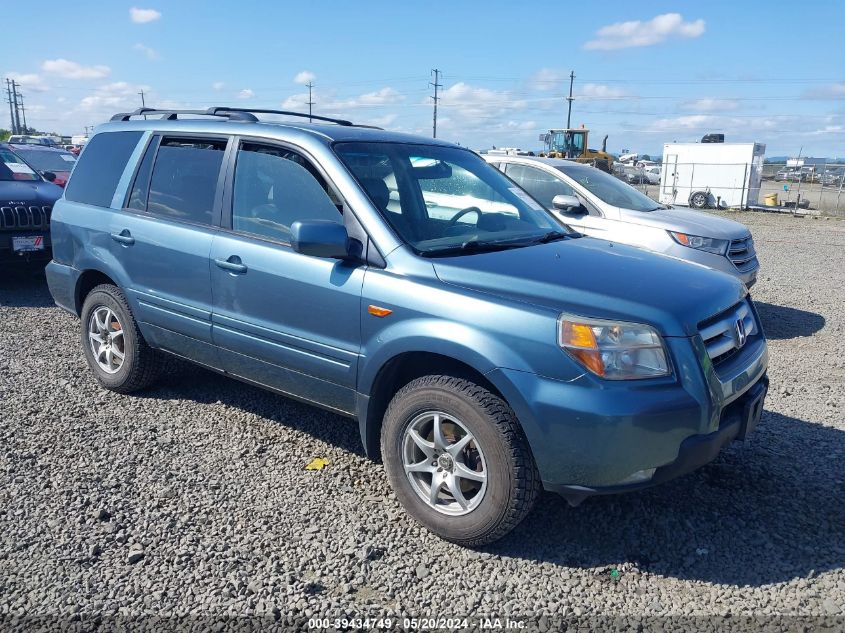 2007 Honda Pilot Ex-L VIN: 2HKYF18517H516629 Lot: 39434749