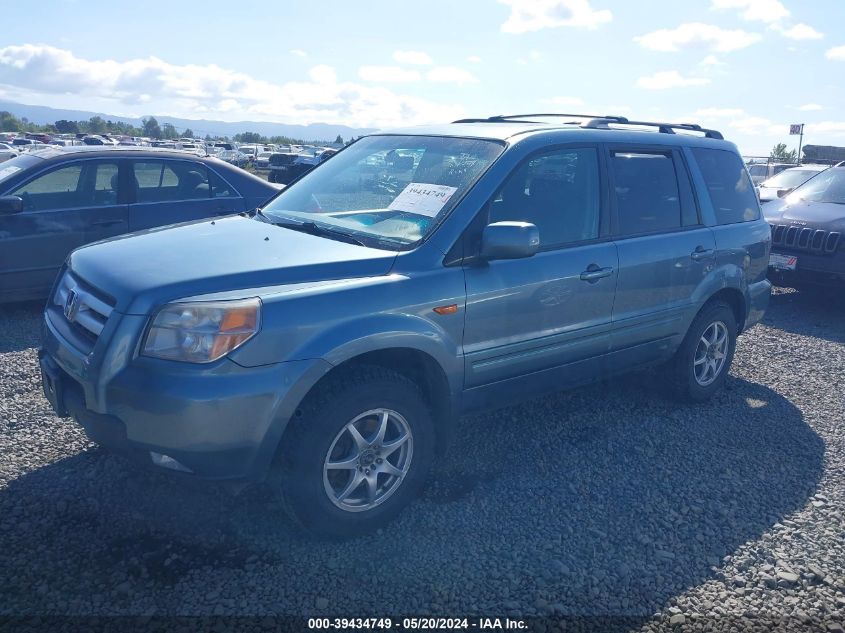 2007 Honda Pilot Ex-L VIN: 2HKYF18517H516629 Lot: 39434749