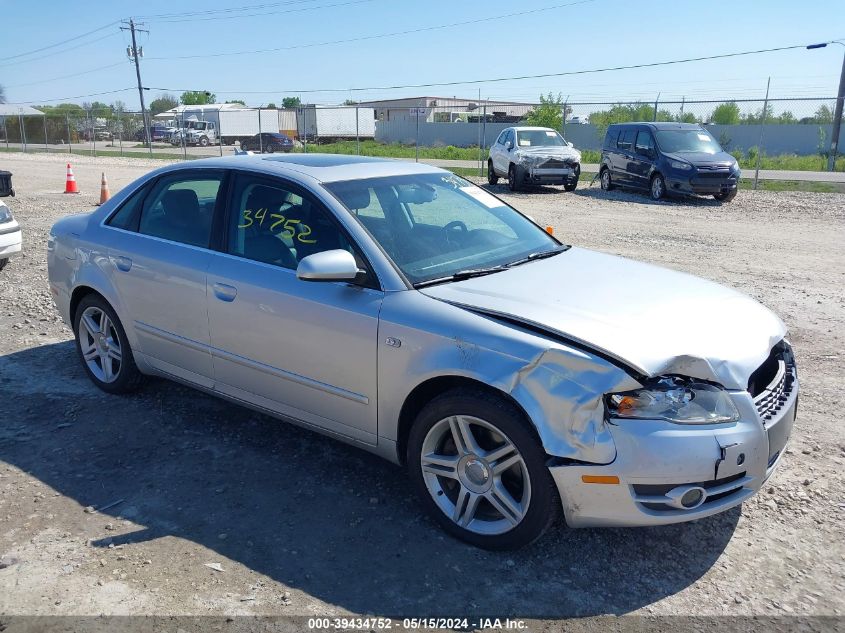 2006 Audi A4 2.0T VIN: WAUDF78EX6A282589 Lot: 39434752