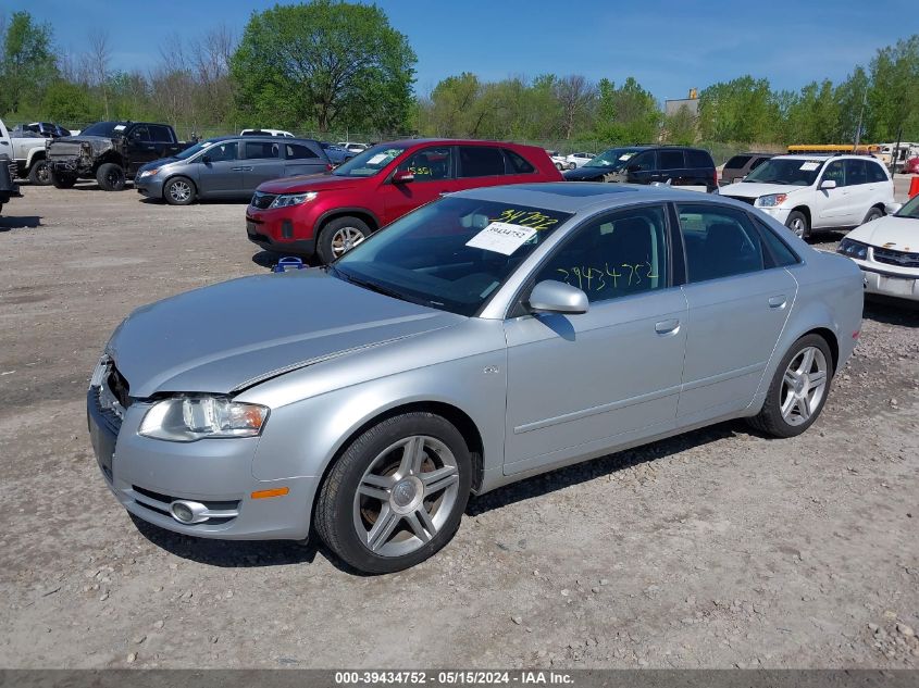 2006 Audi A4 2.0T VIN: WAUDF78EX6A282589 Lot: 39434752