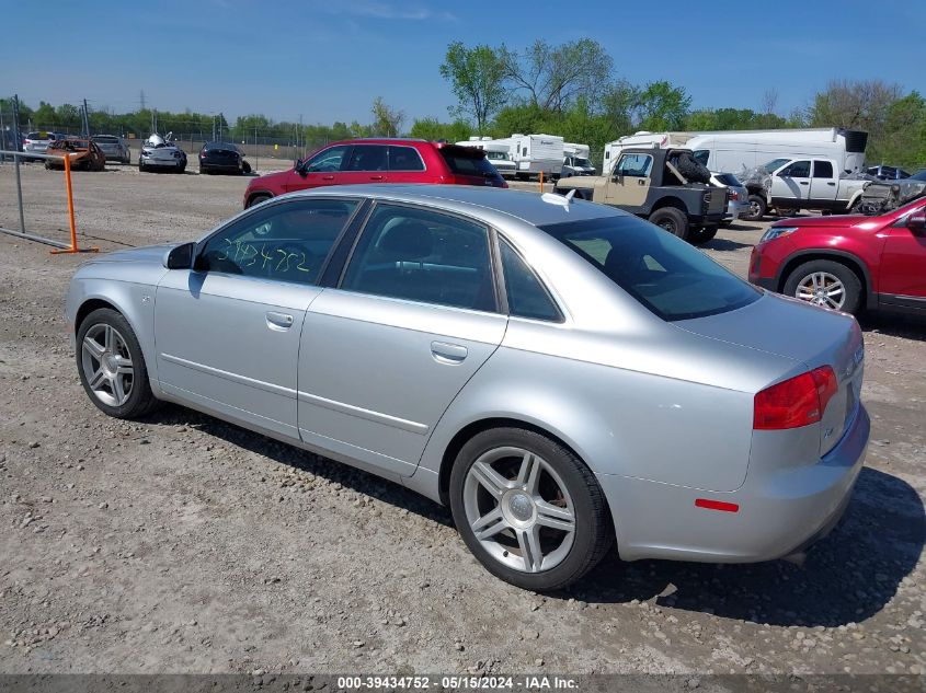 2006 Audi A4 2.0T VIN: WAUDF78EX6A282589 Lot: 39434752