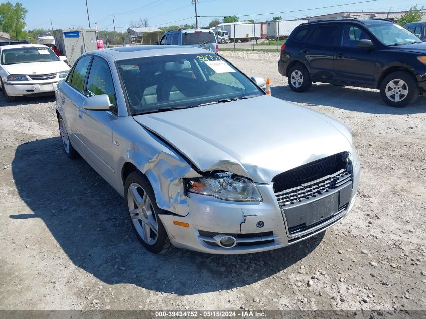 2006 Audi A4 2.0T VIN: WAUDF78EX6A282589 Lot: 39434752