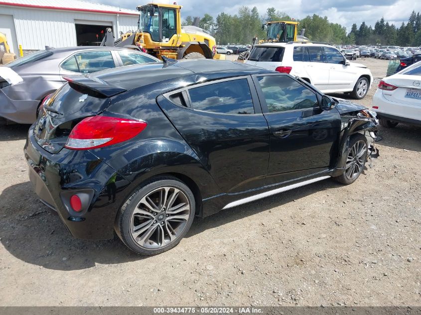 2017 Hyundai Veloster Turbo VIN: KMHTC6AEXHU313798 Lot: 39434775