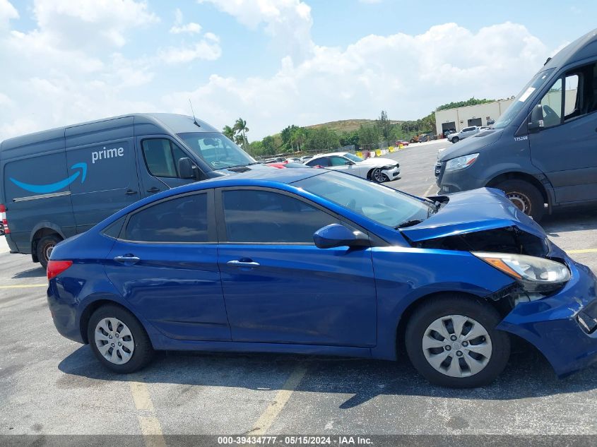 2015 Hyundai Accent Gls VIN: KMHCT4AE2FU833396 Lot: 39434777