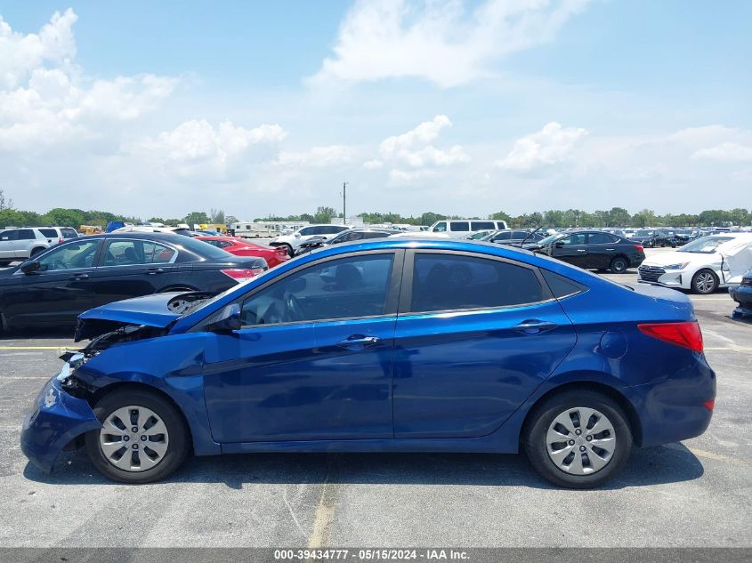 2015 Hyundai Accent Gls VIN: KMHCT4AE2FU833396 Lot: 39434777