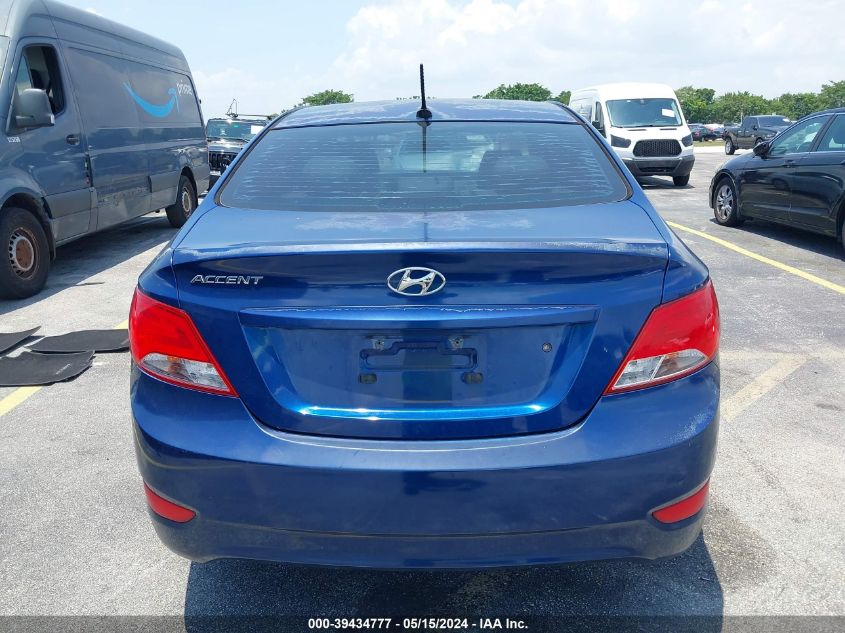 2015 Hyundai Accent Gls VIN: KMHCT4AE2FU833396 Lot: 39434777