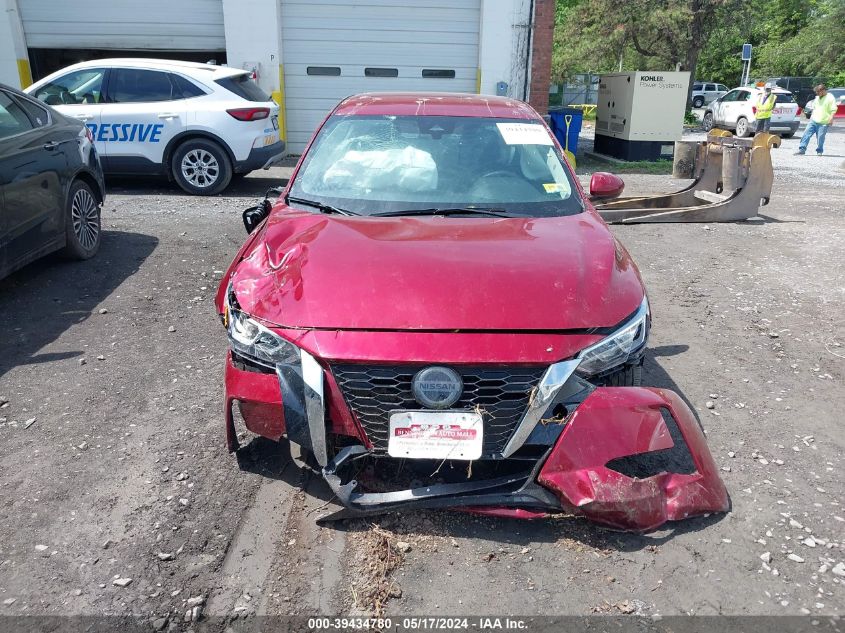 2022 Nissan Sentra Sv VIN: 3N1AB8CV7NY248654 Lot: 39434780