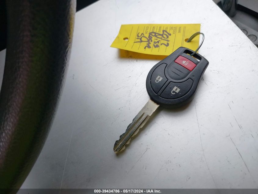 2012 Nissan Rogue S VIN: JN8AS5MT1CW288102 Lot: 39434786