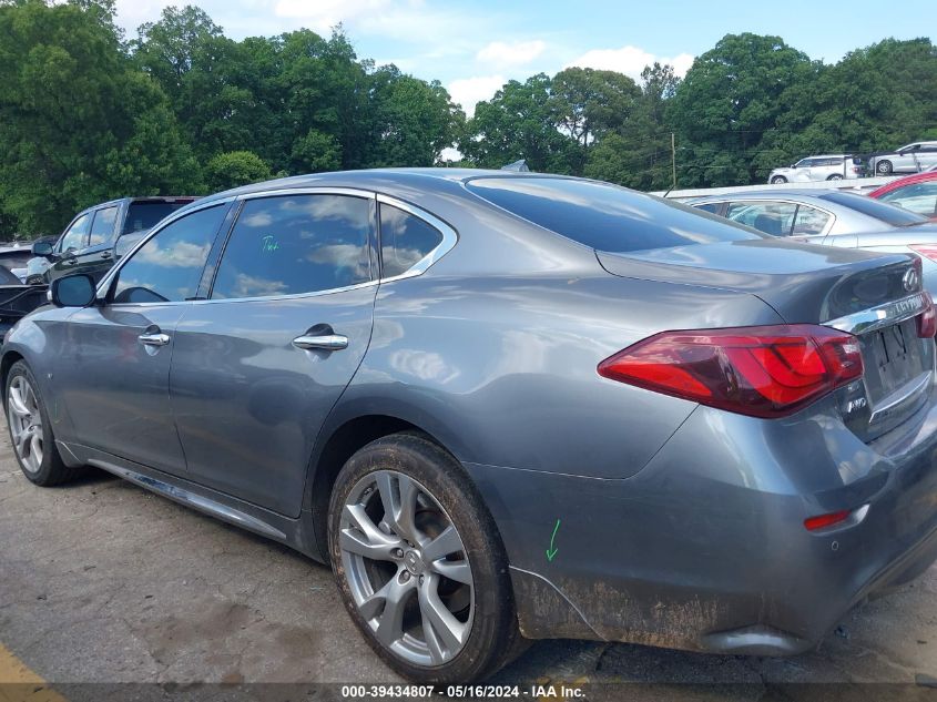 2018 Infiniti Q70L 3.7X Luxe VIN: JN1BY1PR5JM370689 Lot: 39434807