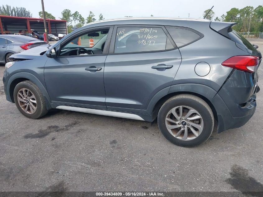 2017 Hyundai Tucson Se VIN: KM8J33A48HU392188 Lot: 39434809