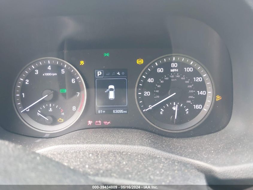 2017 Hyundai Tucson Se VIN: KM8J33A48HU392188 Lot: 39434809