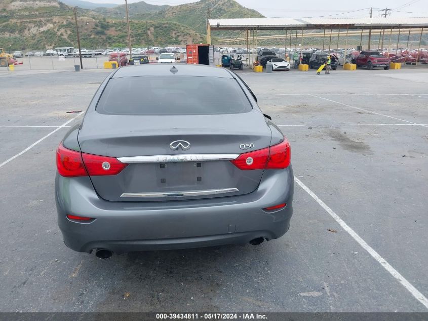 2014 Infiniti Q50 Premium VIN: JN1BV7AP2EM683871 Lot: 39434811