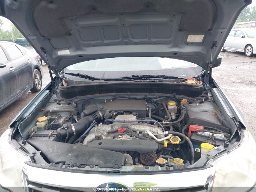 2010 Subaru Forester 2.5X VIN: JF2SH6BC5AH799404 Lot: 39434815