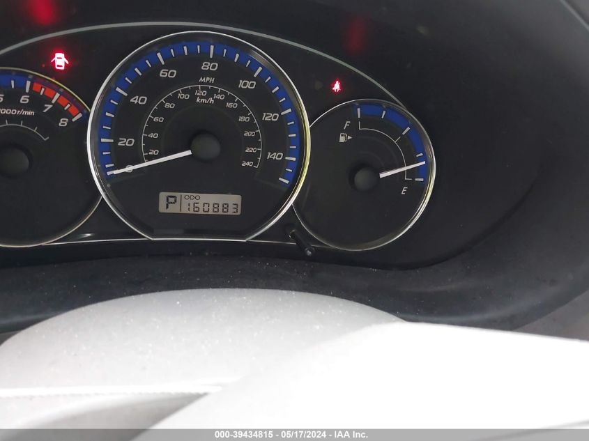 2010 Subaru Forester 2.5X VIN: JF2SH6BC5AH799404 Lot: 39434815