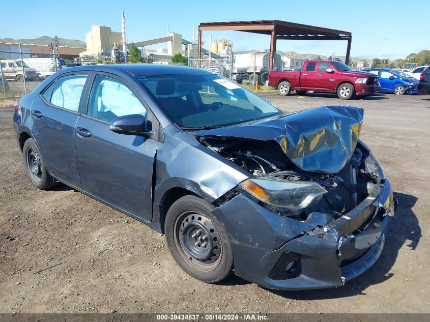 2015 Toyota Corolla L/Le/Le Pls/Prm/S/S Pls VIN: 5YFBURHE8FP353991 Lot: 39434837