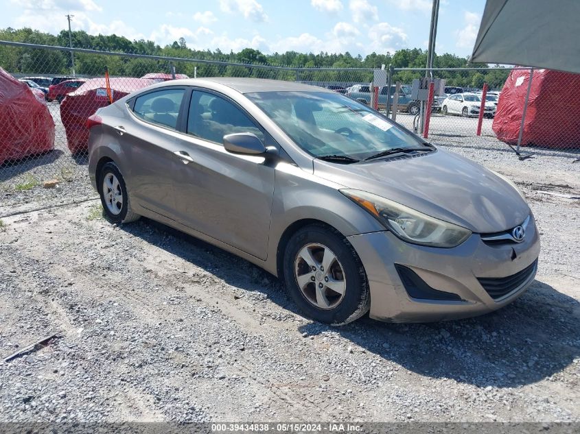 2014 Hyundai Elantra Se VIN: 5NPDH4AE1EH481284 Lot: 39434838