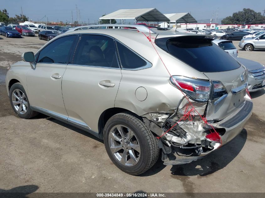 2011 Lexus Rx 350 VIN: 2T2ZK1BAXBC052141 Lot: 39434849