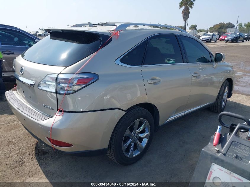 2011 Lexus Rx 350 VIN: 2T2ZK1BAXBC052141 Lot: 39434849