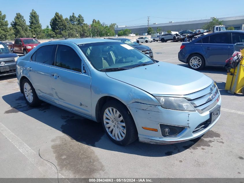 2010 Ford Fusion Hybrid VIN: 3FADP0L38AR390825 Lot: 39434863