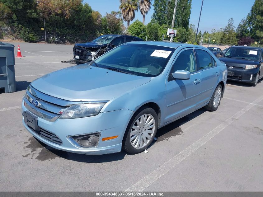 2010 Ford Fusion Hybrid VIN: 3FADP0L38AR390825 Lot: 39434863