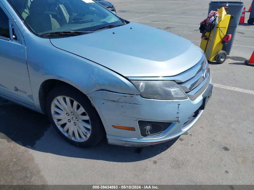 2010 Ford Fusion Hybrid VIN: 3FADP0L38AR390825 Lot: 39434863