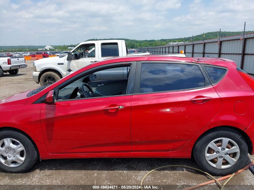 2013 Hyundai Accent Gs VIN: KMHCT5AE2DU118167 Lot: 39434871