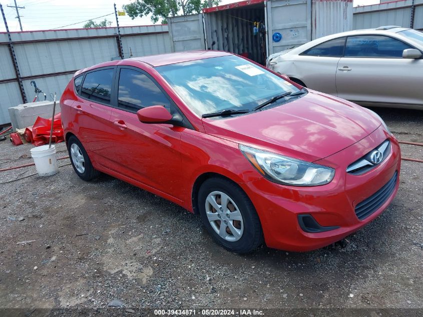 2013 Hyundai Accent Gs VIN: KMHCT5AE2DU118167 Lot: 39434871