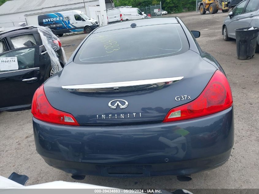 2011 Infiniti G37X VIN: JN1CV6ELXBM260442 Lot: 39434883