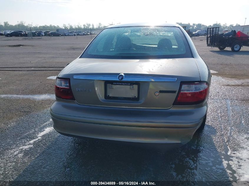 2005 Mercury Sable Ls VIN: 1MEFM55S65A628358 Lot: 39434889