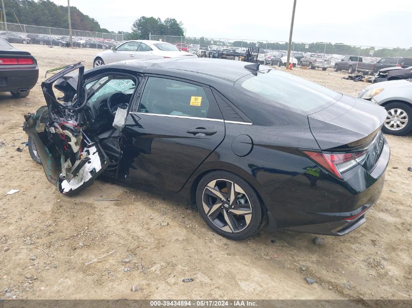 2022 Hyundai Elantra Hybrid Limited VIN: KMHLN4AJ0NU014070 Lot: 39434894