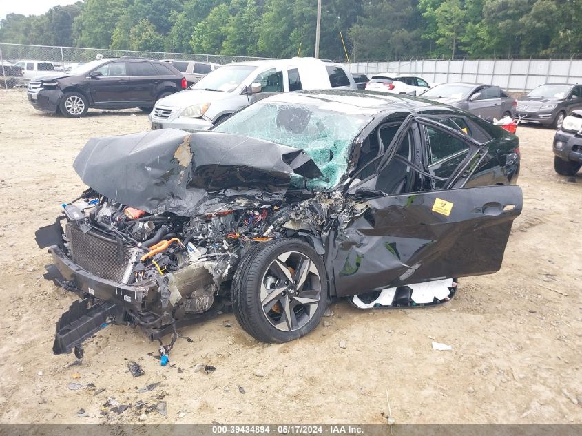 2022 Hyundai Elantra Hybrid Limited VIN: KMHLN4AJ0NU014070 Lot: 39434894