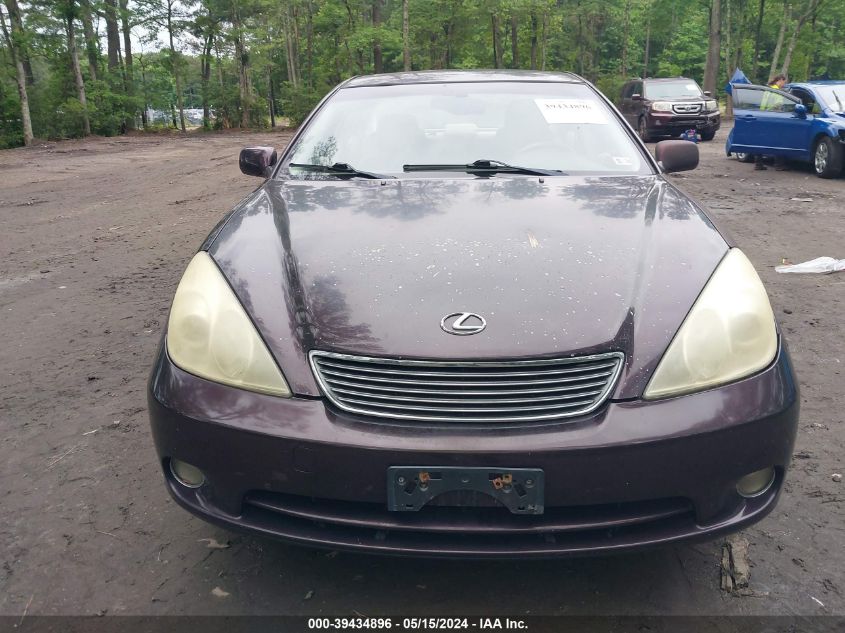 2005 Lexus Es 330 VIN: JTHBA30G055098105 Lot: 39434896