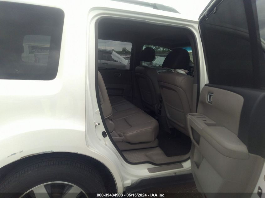 2012 Honda Pilot Touring VIN: 5FNYF3H92CB042911 Lot: 39434903