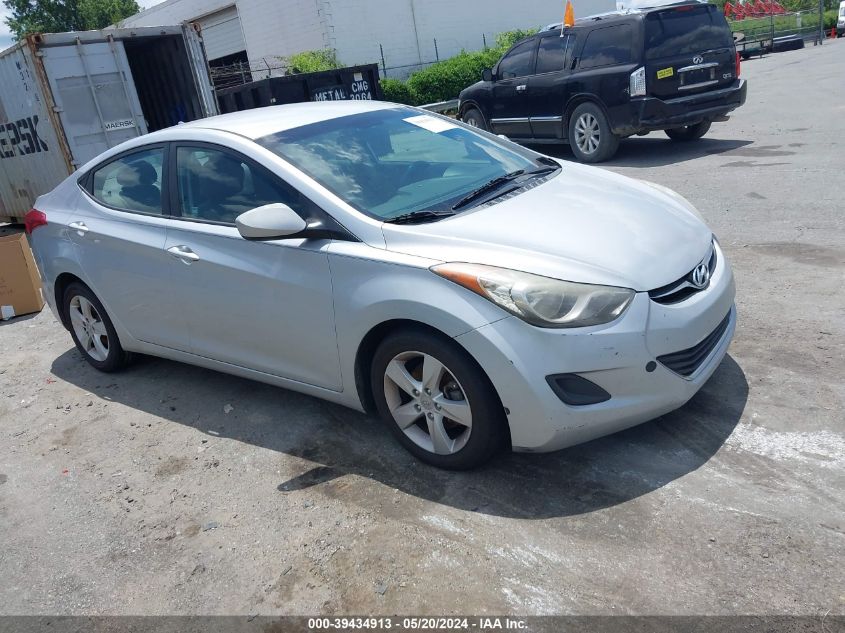 2013 Hyundai Elantra Gls VIN: 5NPDH4AE6DH365576 Lot: 39434913