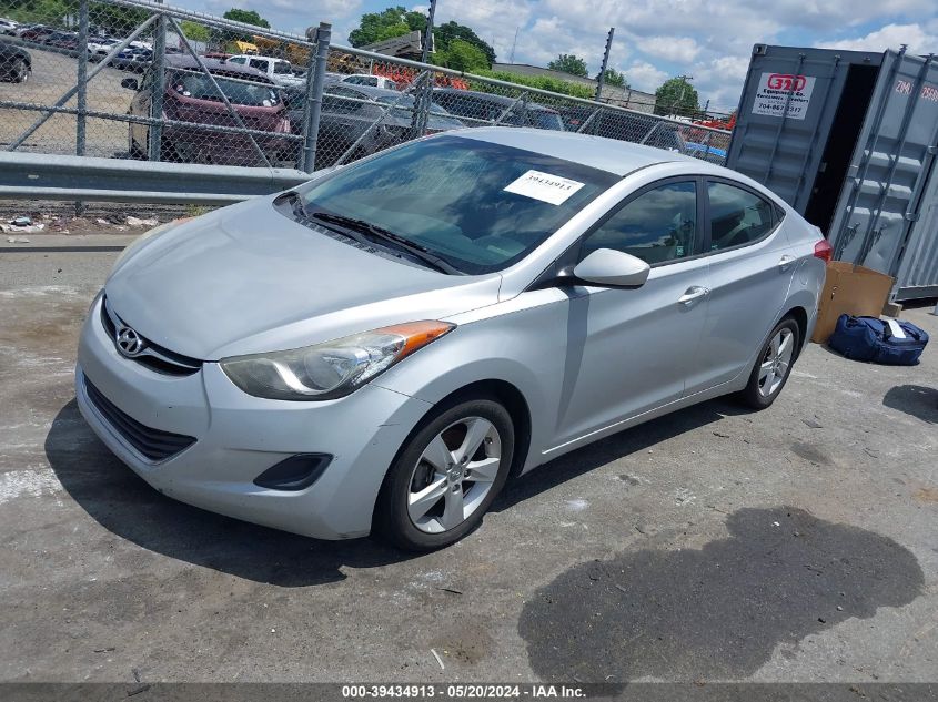 2013 Hyundai Elantra Gls VIN: 5NPDH4AE6DH365576 Lot: 39434913